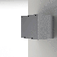 Armadio a muro moderno Zapopan 78 | Bianco | 2 ante battenti push-to-open | 40 x 100 x 40 cm | 2 scomparti robusti