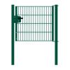 Cancello per recinzione 1 anta, Luce netta: 95 cm, Larghezza totale incl. pali: 107 cm, Stile: verniciato in verde, Altezza: 83 cm