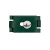 Connettore per pannello di recinzione, piatto, Finitura: rivestimento verde