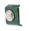 Giunto per pannello di recinzione piccolo, forma piatta, Finitura: rivestimento verde