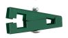 Giunto a U per pannello di recinzione, Finitura: rivestimento verde