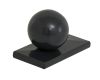 Tappo di copertura in alluminio con sfera per Mod. P & A, Colore: antracite
