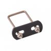 Kit per fissaggio delle staffe a U, Finitura: rivestimento color antracite