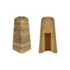 Angolo esterno per battiscopa - Modello: LENS Effetto rovere, Misure: 60 x 17 mm, Pezzi: 2