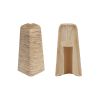Angolo esterno per battiscopa - Modello: MONACO Effetto rovere, Misure: 60 x 17 mm, Pezzi: 2