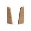 Terminali per battiscopa - Modello: LENS Effetto rovere, Misure: 60 x 17 mm, Pezzi: 2
