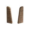 Terminali per battiscopa - Modello: NANTES Effetto pino, Misure: 60 x 17 mm, Pezzi: 2