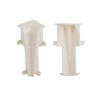 Angolo interno per battiscopa - Modello: LYON Effetto rovere, Misure: 60 x 17 mm, Pezzi: 2