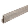 Battiscopa 2400 x 80 x 15 mm - Modello: BRAHMS Effetto noce