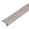 Rivestimento per gradini vinilico con sistema click, 2400 x 72 x 25 mm - Modello: BRAHMS Effetto noce