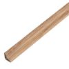 Profilo angolare concavo 2400 x 28 x 15 mm - Modello: STRAUSS Effetto rovere