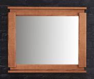 Specchio "Tasman" 26, faggio massello, oliato - 80 x 80 x 2 cm (h x l x p)