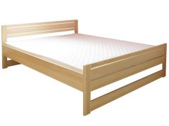 Letto alla francese 115, faggio massello, naturale, incl. rete a doghe - 140 x 200 cm
