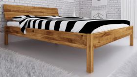 Letto singolo Kapiti 04 | Rovere massello selvatico oliato | 90 x 200 cm | Design elegante