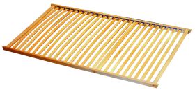Rete a doghe 01 singola | 80 x 200 cm | Design essenziale | Colore marrone caldo | Comfort quotidiano