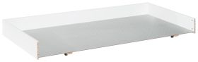 Cassettone estraibile per letto Syrina 20 | Bianco elegante | 20 x 197 x 86 cm | Design moderno