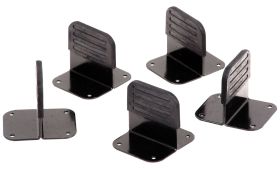 Maniglie a T per mobili serie Marincho | Set 5 pezzi | Nero elegante | Apertura doppia anta