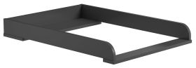 Fasciatoio Lillebror grigio | Stabile e sicuro | 10 x 64 x 81 cm | Compatibile con cassettiera Lillebror 02