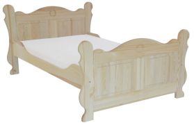 Letto king size "91", pino massiccio, naturale - 180 x 200 cm