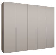 Armadio ante battenti "Eiger" 43 | Cashmere | 3 scomparti | Soft-Close | Larghezza 2,5 m