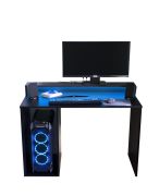 Scrivania compatta Belledonne 04 nero opaco | 90 x 107 x 50 cm | Design moderno e versatile