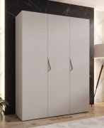 Armadio ad ante battenti "Zainab" 02, color cashmere, maniglie: cashmere, 3 ante, 2 scomparti, 2 barre appendiabiti, Sistema "Soft-Close", bordi in ABS, 150 x 52 x 202 cm