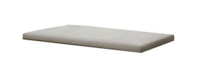 Cuscino per seduta imbottita, velluto beige