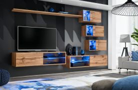 Pensile sospeso Volleberg 52 | Rovere Wotan | 150 x 250 x 40 cm | Apertura a pressione