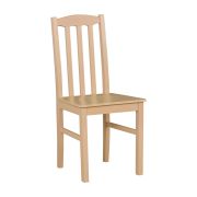 Poltrona classica in legno massiccio Narva | Finitura rovere Sonoma | Seduta 47 cm | Stabile e robusta