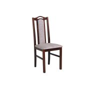 Sedia in legno di faggio aspetto noce | Seduta imbottita schiuma T-25 | Schienale parzialmente imbottito | Altezza seduta 47 cm | Robusta