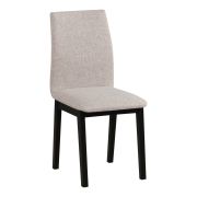 Poltrona in legno massiccio di faggio | Imbottitura schiuma T-25 | Seduta 47 cm | Rivestimento beige/grigio | Struttura resistente
