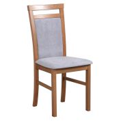 Sedia da pranzo classica imbottita | Legno di faggio massiccio noce chiaro | Schiuma T-25 | Materiali pregiati