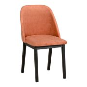 Sedia da pranzo Dorpat classica | Imbottitura schiuma T-25 | Legno di faggio laccato | Tessuto pesca | Materiali di alta qualità