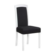 Sedia classica in faggio bianco | Imbottitura nera | Comfort elevato | Stile tradizionale | Cuscino schiuma T-25