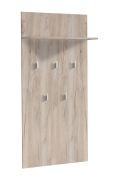 Armadio ingresso Molia 04 | Rovere grigio moderno | 5 ganci | 1 ripiano | ABS | 137 x 67 x 19,5 cm
