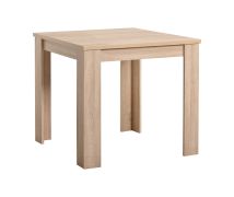 Tavolo da pranzo quadrato Cubi 01 | Rovere Sonoma | Bordi ABS | 75 x 80 x 80 cm
