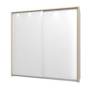 Cornice per armadio, color rovere chiaro, 230 x 18,5 x 221 cm