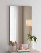Specchio "Priboj" 05, color cashmere, bordi in ABS, 51 x 2 x 83 cm