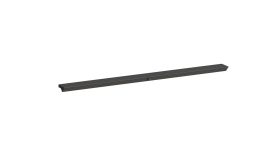 Striscia LED per armadio "Aarwangen", antracite, 2,12 W, cavo da 2 m, sensore di movimento integrato, 47 x 1 x 3 cm