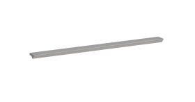 Striscia LED per armadio "Aarwangen", cromata, luce neutra, 2,12 W, cavo 2 m, controllabile tramite telecomando, 47,5 x 1 x 3 cm
