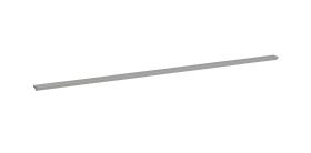 Striscia LED per armadio "Aarwangen", cromata, luce neutra, 4,39 W, cavo 2 m, controllabile con telecomando, 98,5 x 1 x 3 cm