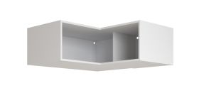 Modulo per armadio angolare "Aarwangen", bianco, cornice dx, 108,5 x 55 x 38,5 cm