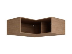 Modulo per armadio angolare "Aarwangen", color rovere Puccini, cornice dx, 108,5 x 55 x 38,5 cm