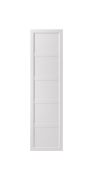 Anta per armadio angolare "Aarwangen", bianco platino, cornice decorativa, 51 x 2 x 189,5 cm