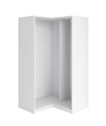 Armadio - modulo angolare, cornice dx, bianco, 108,5 x 55 x 196 cm