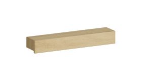Maniglia, set 2 pz, color rovere, 13 x 3 cm