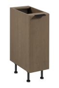 Mobile base da cucina | 1 anta | Colore: rovere Baltic Storm | 2 ripiani | Funzione Soft-Close | 30 x 52 x 87 cm | stretto | piedini regolabili | Maniglia in metallo