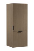 Pensile da cucina | 1 anta a battente | 1 anta a libro | funzionale ed elegante | Colore: rovere Baltic Storm | 4 scomparti | 60 x 58 x 158 cm | Maniglie in metallo | Apertura anta: a destra