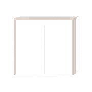 Cornice per armadio scorrevole Neiafu 93 e 94 | Colore cashmere | Design contemporaneo