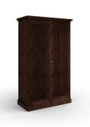 Armadio ad ante battenti "Guil" 04, pino finlandese, massiccio, color tabacco, 212,5 x 129 x 63 cm